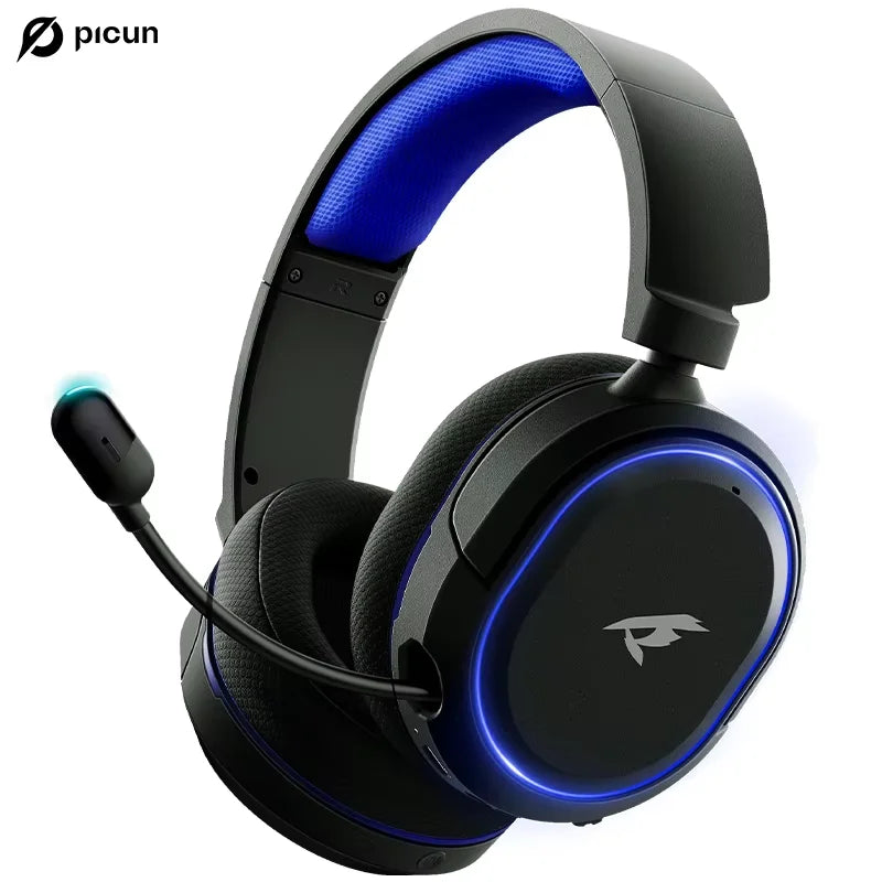 Picun Wireless Gaming Headset with Enc Microphone and Low Latency