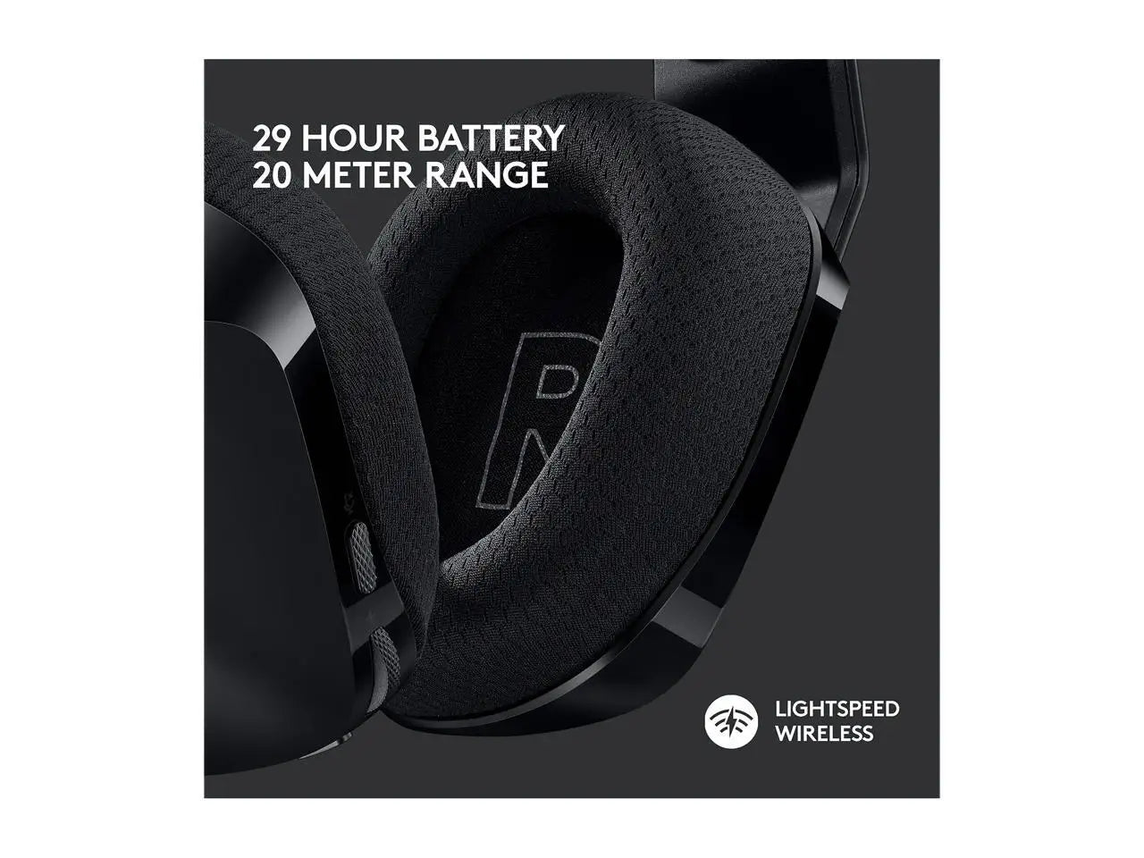 Logitech G733 Lightspeed Wireless Gaming Headset with Suspension Headband, Lightsync RGB, Blue VO!CE mic technology and PRO-G audio drivers - Black