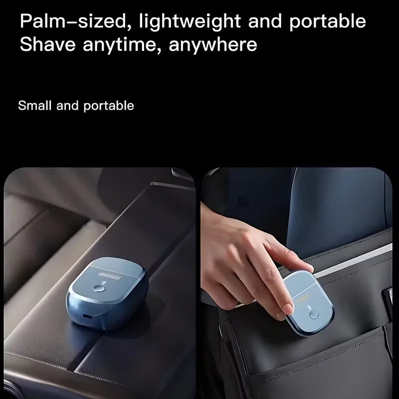 Men's Portable Electric Shaver Dual Ring Floating Heads
