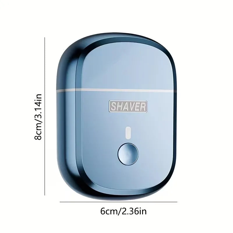 Men's Portable Electric Shaver Dual Ring Floating Heads