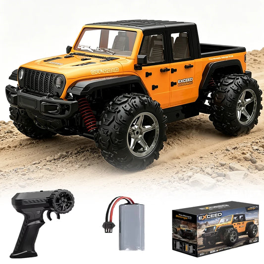 Four-Wheel Drive Wrangler Off-Road Car 1:20 Scale 2.4G Waterproof High-Speed Racing Toy with Flashing Lights C8819 Gift for Kids