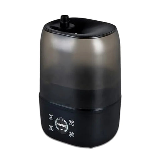 Reptile Humidifier 4L Terrarium Fogger for Indoor Tanks, ABS Plastic, White, Quiet Mist with 5ft Hose, LED Touch Controls Built