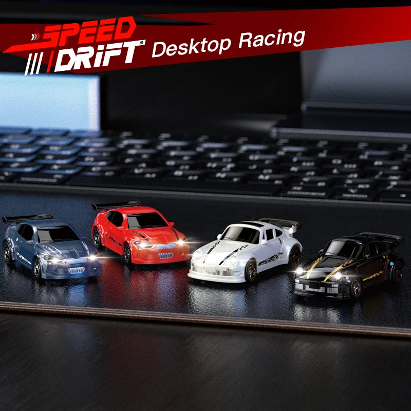 2026 New Kf20 1:64 Drift Rc Car Four-wheel remote-controlled racing car Full proportions Desk Competition Toy Boys Ideal gifts.