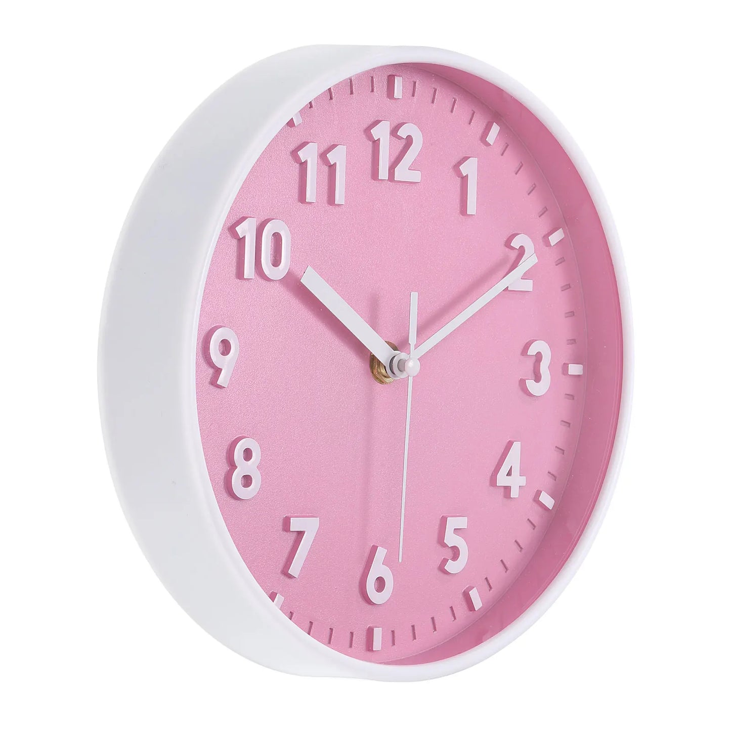 UXCELL Silent 3D Number Wall Clock Quartz Battery Operated