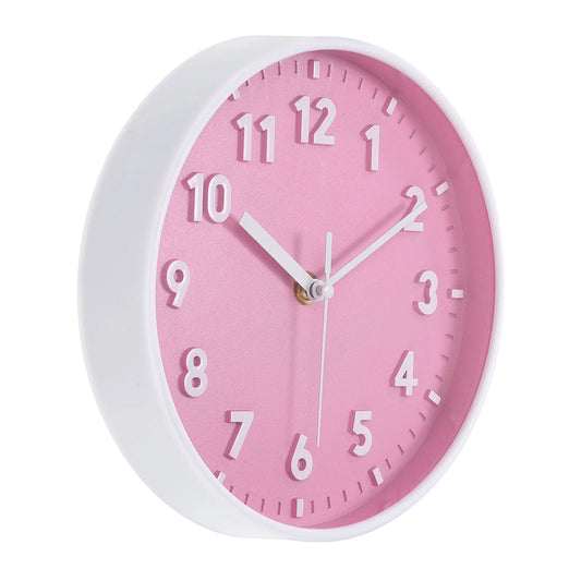 UXCELL Silent 3D Number Wall Clock Quartz Battery Operated