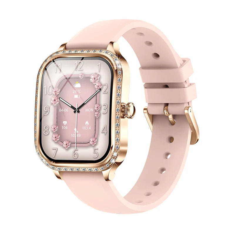 Women's Bluetooth Call Smartwatch With Curved Screen Waterproof