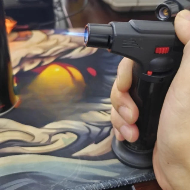 TopFlames Outdoor Portable Butane Gas Torch Lighter for Cigar