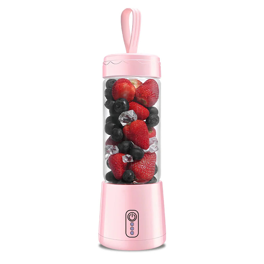 Personal Smoothie Maker: Portable, USB Rechargeable, One-Trick Blending, Perfect for Protein Shakes & Juice On The Go!