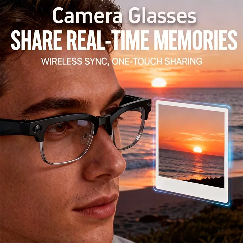 Giinova Smart Video Glasses With Camera 4K Recording