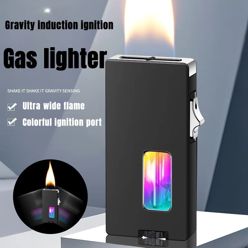 TopFlames Gravity Shake Ignite Metal Gas Cigar Lighter