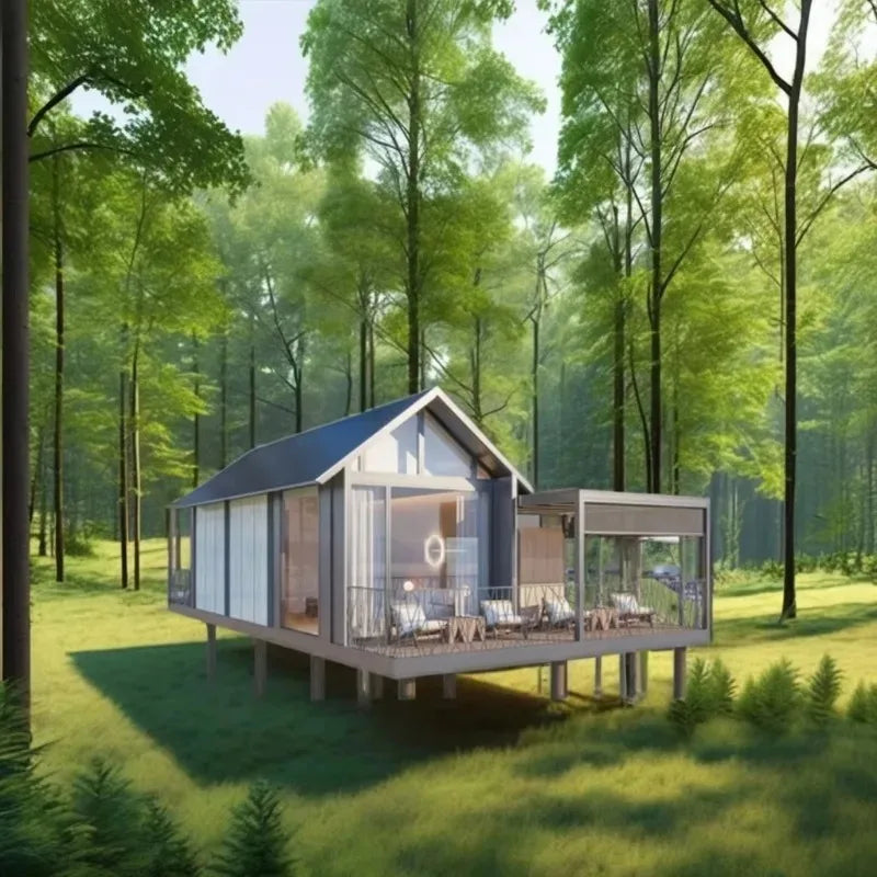 YG Customized Australia's Luxury Modern Design 3 Bedroom Modular Wood SIP Prefabricate Prefab House Kit Cheap Price Luxury Villa