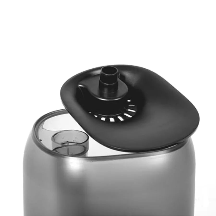 Reptile Humidifier 4L Terrarium Fogger for Indoor Tanks, ABS Plastic, White, Quiet Mist with 5ft Hose, LED Touch Controls Built