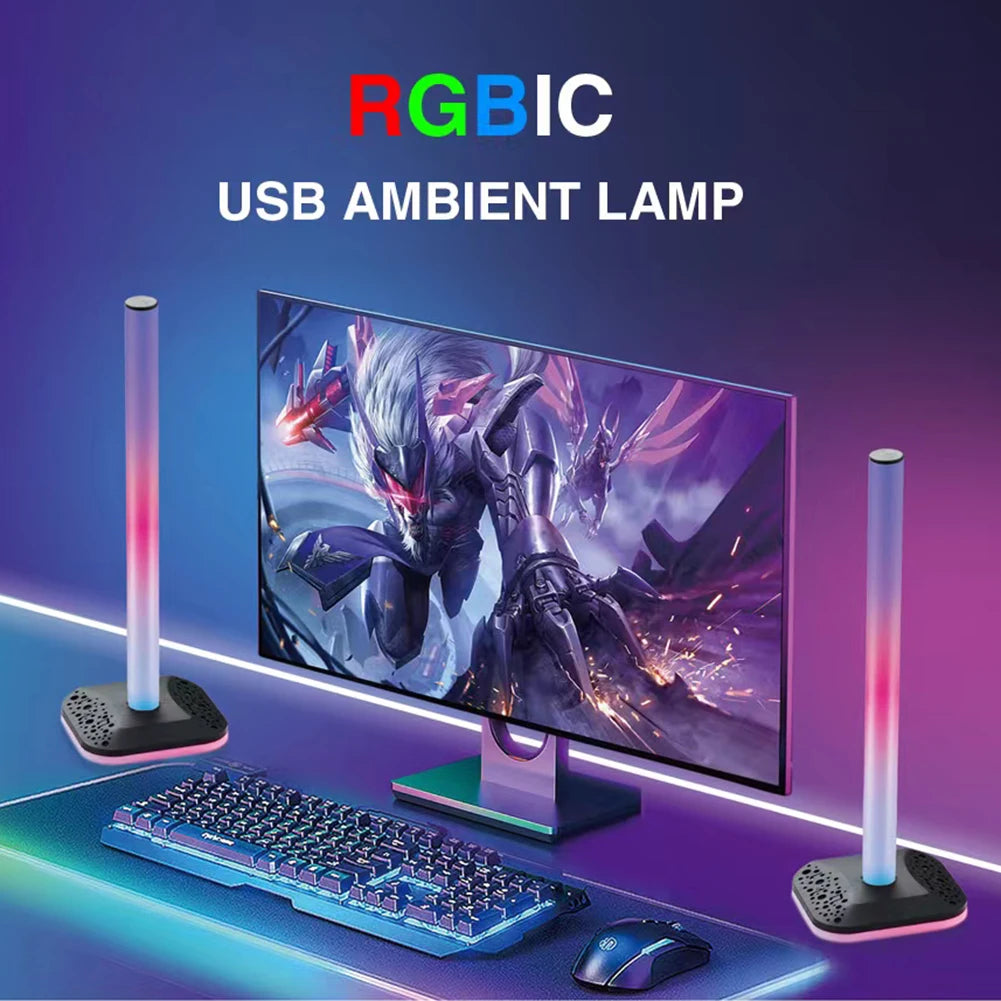 RGB Light Earphone Holder Display Shelf Anti Scratch Universal Headphone Hanger Support PC Accessories Brightness Adjustable