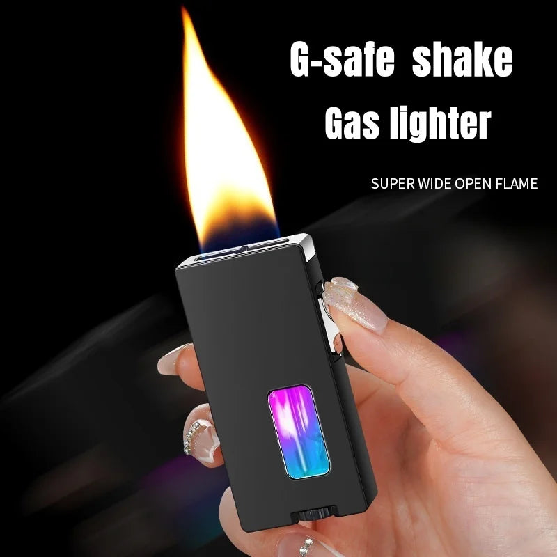 TopFlames Gravity Shake Ignite Metal Gas Cigar Lighter