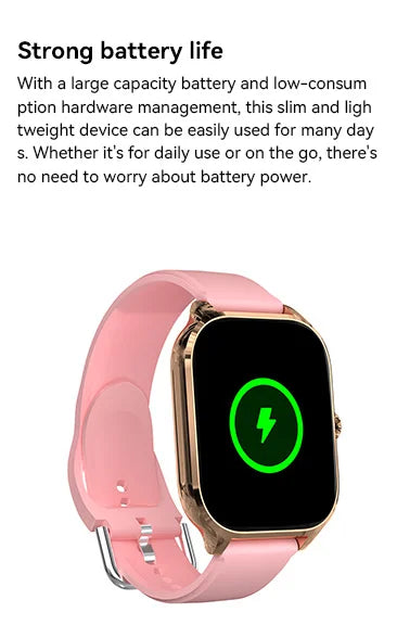 Bluetooth Call Smartwatch Android iOS Compatible Digital Fitness Tracker