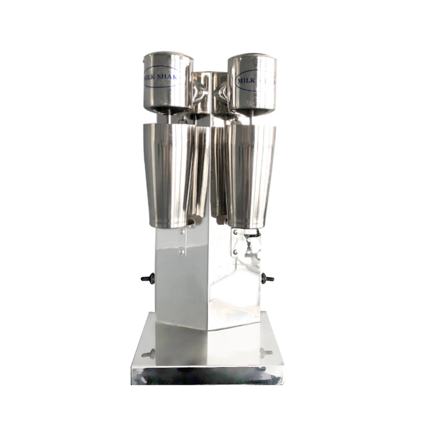 27oz Electric Drink Mixer Milkshake Maker Milk Frother 2 Speeds Stainless Steel Milkshake Double Head Electric Blender w/ PC Cup