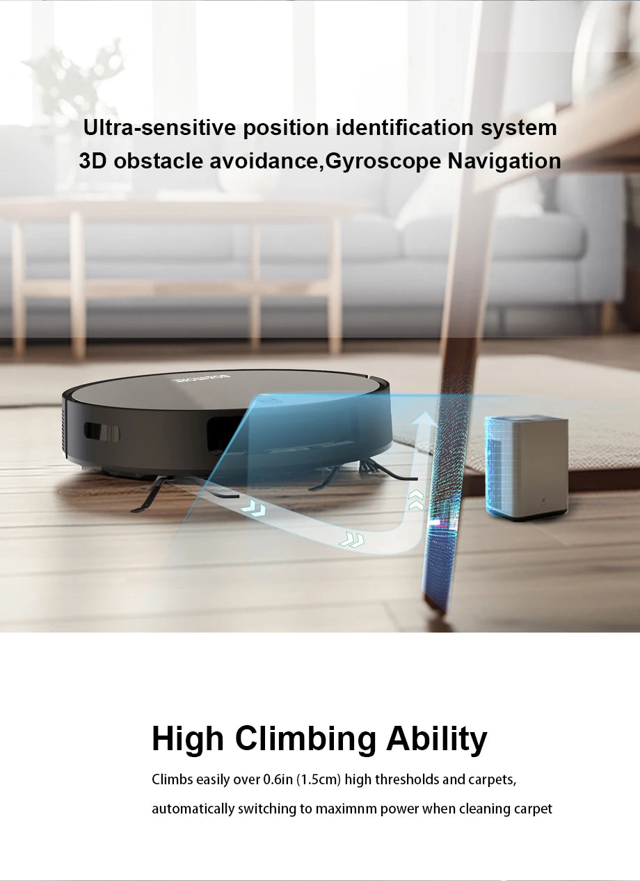 Boaimore Robot Vacuum And Mop Combo With Smart Mapping