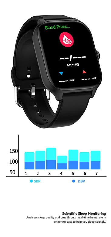 Bluetooth Call Smartwatch Android iOS Compatible Digital Fitness Tracker