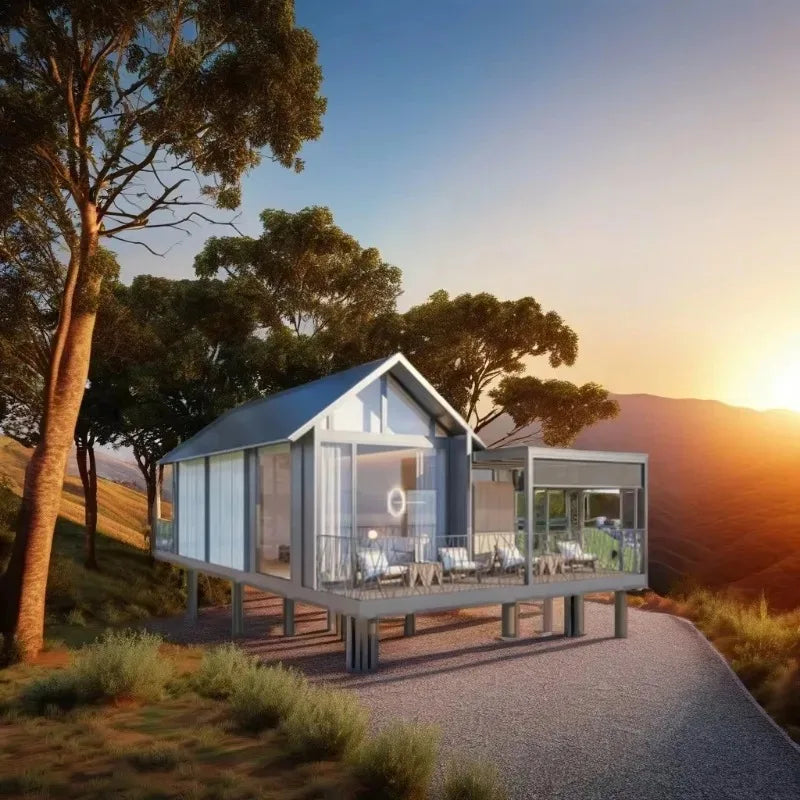 YG Customized Australia's Luxury Modern Design 3 Bedroom Modular Wood SIP Prefabricate Prefab House Kit Cheap Price Luxury Villa