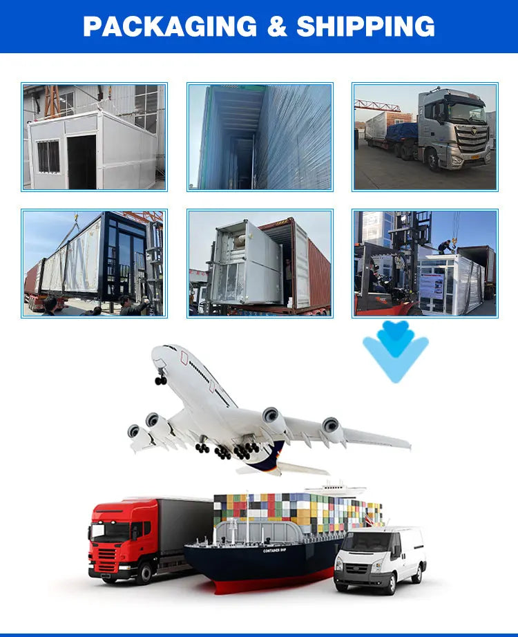 Movable Prefab Steel Container House – Luxurious 1-2 Bedroom Small Triangle Modern Design for Hotel & Comfortable Accommodation