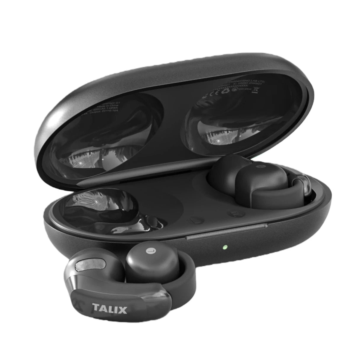 TALIX AuraHalo G1 Clip-On Earbuds Bluetooth 5.3 Open-Ear Noise Cancelling