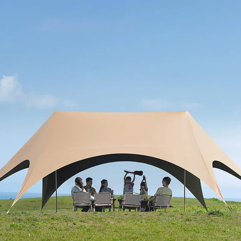 Multifunctional Outdoor Canopy for Camping New Integrated Sunshade Plastic Tents Creative Modern Convenient Gazebo for Courtyard