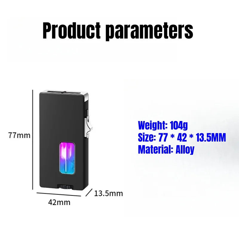 TopFlames Gravity Shake Ignite Metal Gas Cigar Lighter