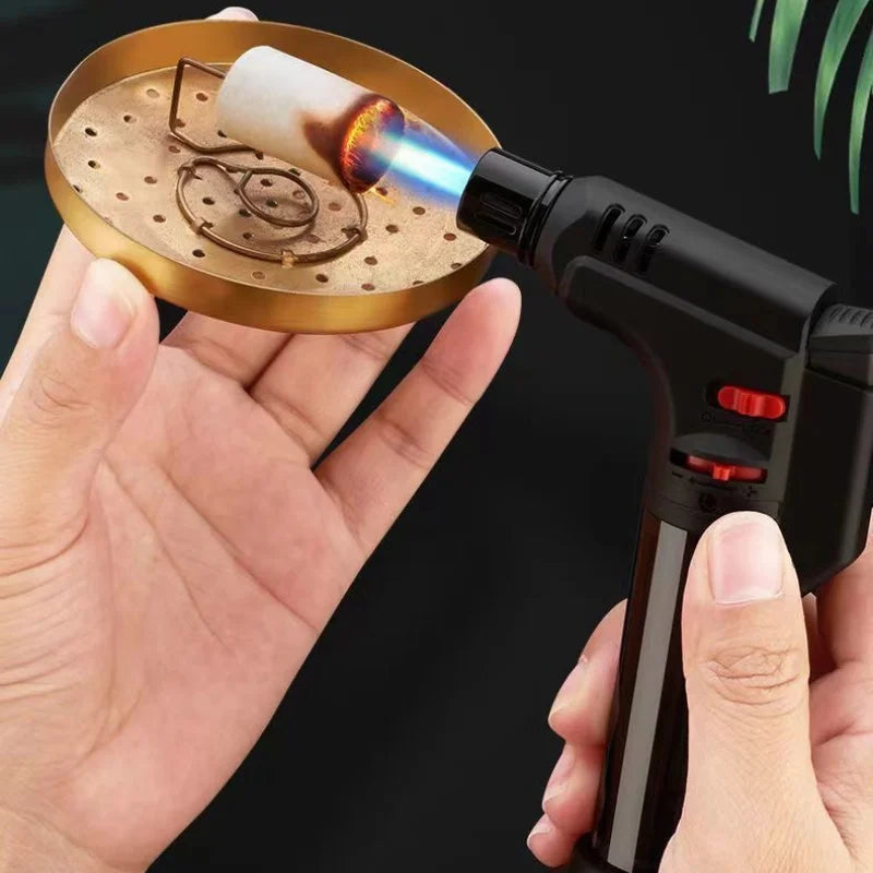 TopFlames Outdoor Portable Butane Gas Torch Lighter for Cigar