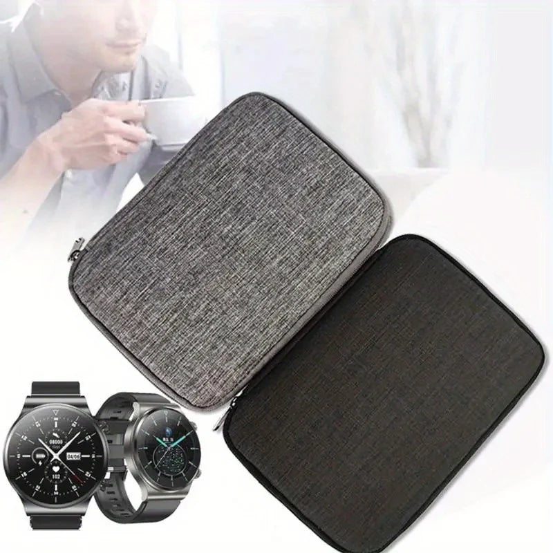 Nylon Waterproof Smart Watch Band Organizer Case Carrying Pouch