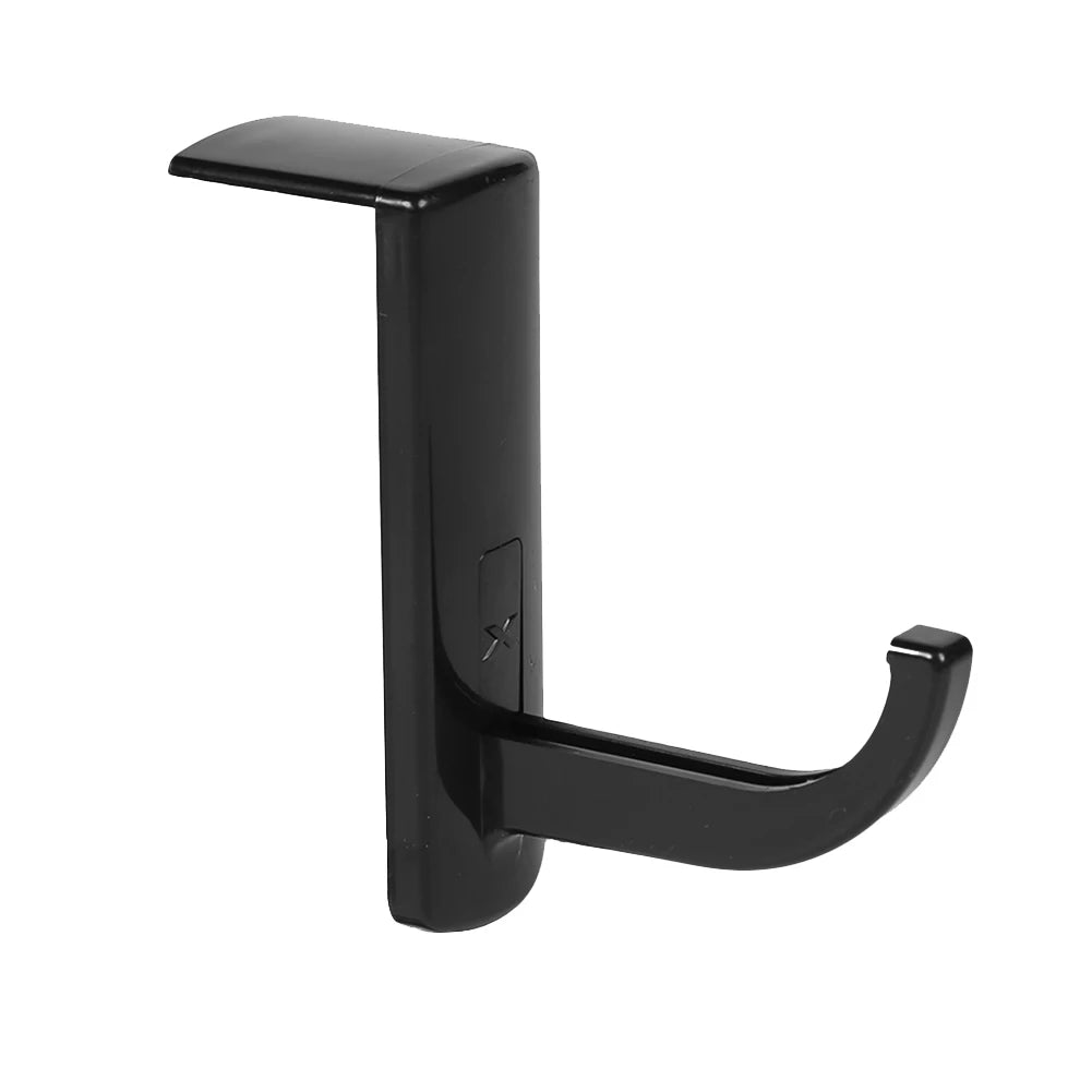 Wall Mount Headphone Hook Universal Monitor Side Headphone Hanger Stick-On Headphone Holder for Home Office Gamer