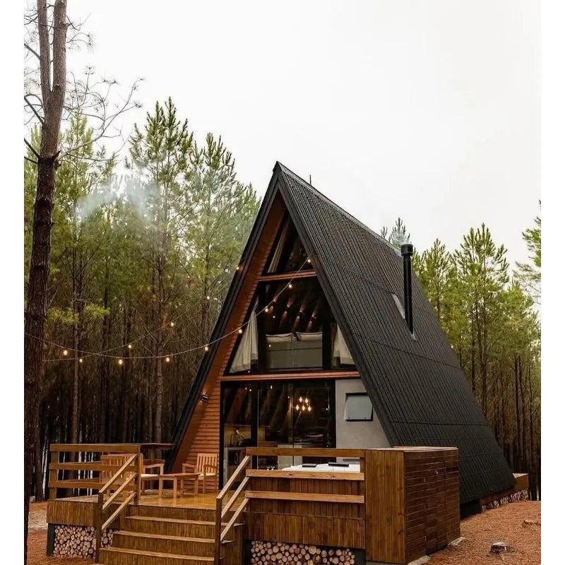 Movable Prefab Steel Container House – Luxurious 1-2 Bedroom Small Triangle Modern Design for Hotel & Comfortable Accommodation