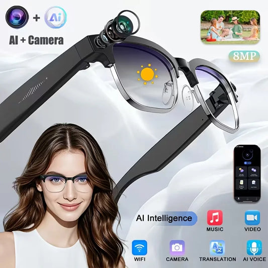 Giinova Smart Video Glasses With Camera 4K Recording