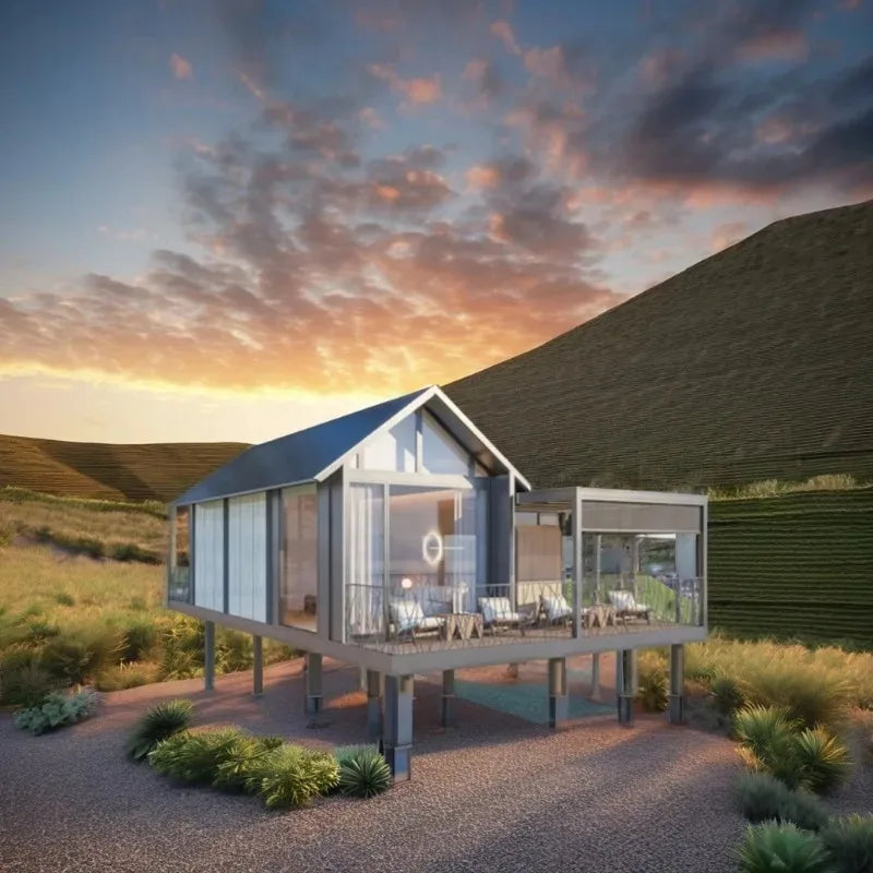 YG Customized Australia's Luxury Modern Design 3 Bedroom Modular Wood SIP Prefabricate Prefab House Kit Cheap Price Luxury Villa