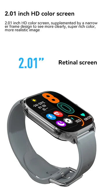 Bluetooth Call Smartwatch Android iOS Compatible Digital Fitness Tracker