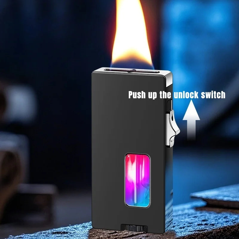 TopFlames Gravity Shake Ignite Metal Gas Cigar Lighter