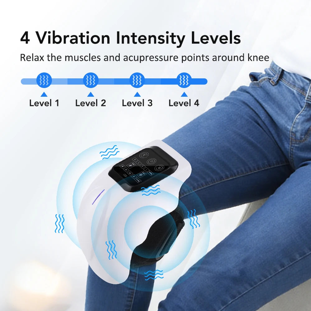 PASTSKY 3-in-1 Cordless Heated Knee Massager