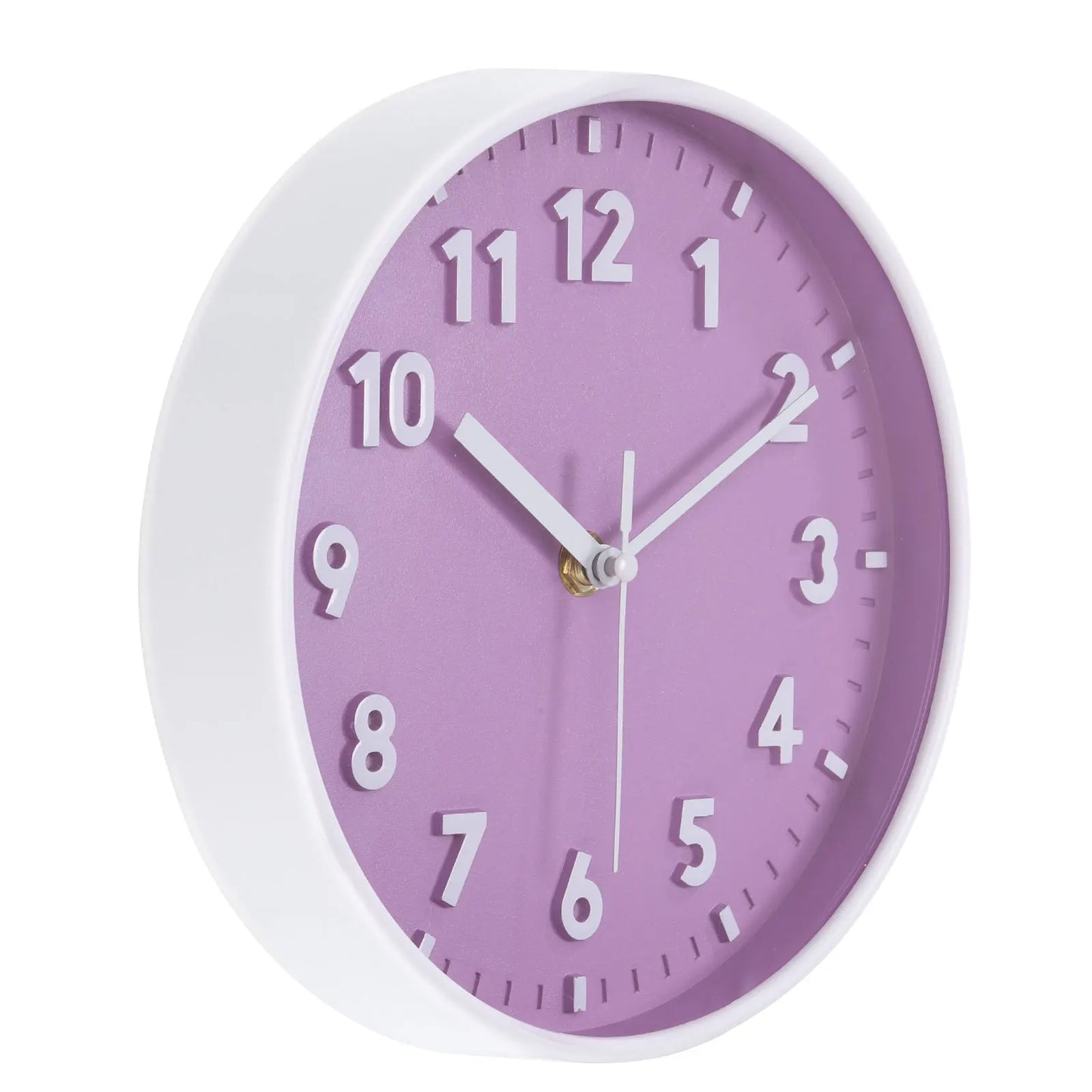 UXCELL Silent 3D Number Wall Clock Quartz Battery Operated