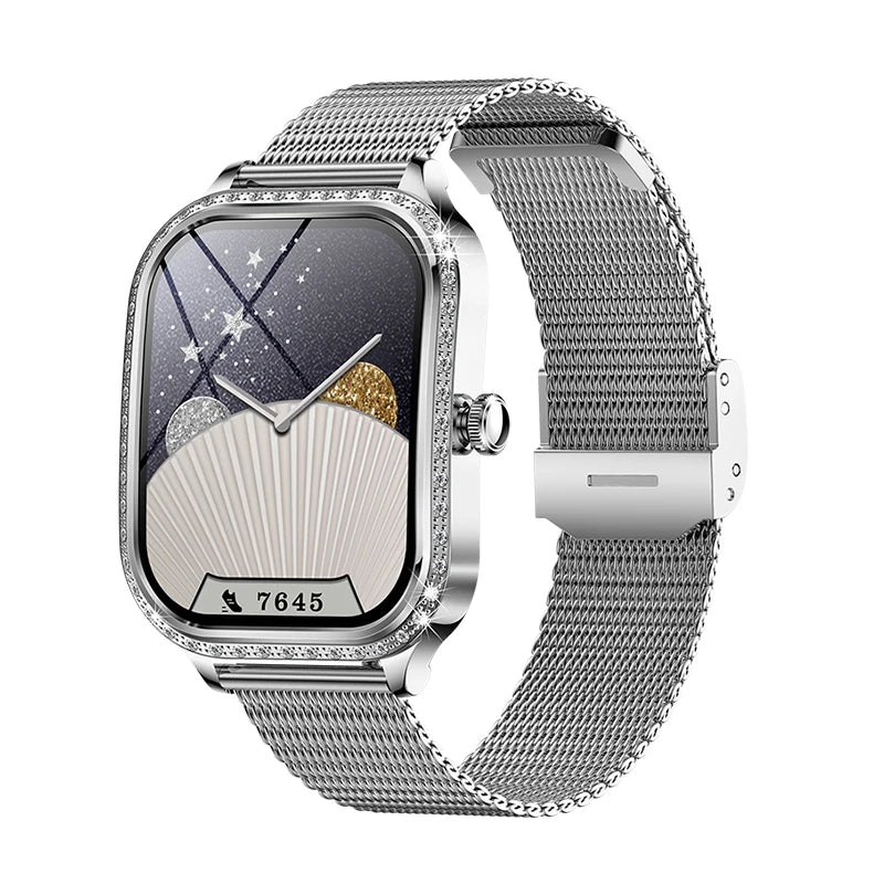 Women's Bluetooth Call Smartwatch With Curved Screen Waterproof