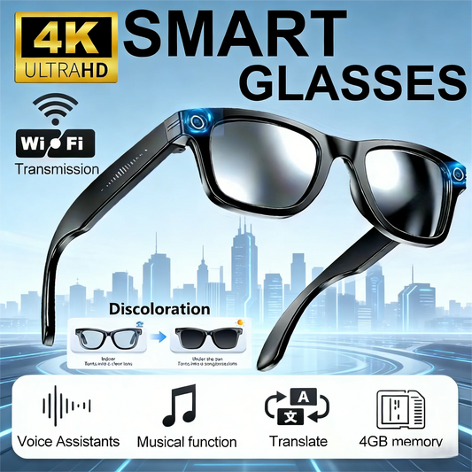 Giinova AI Smart Video Glasses With 8MP Camera And Recording