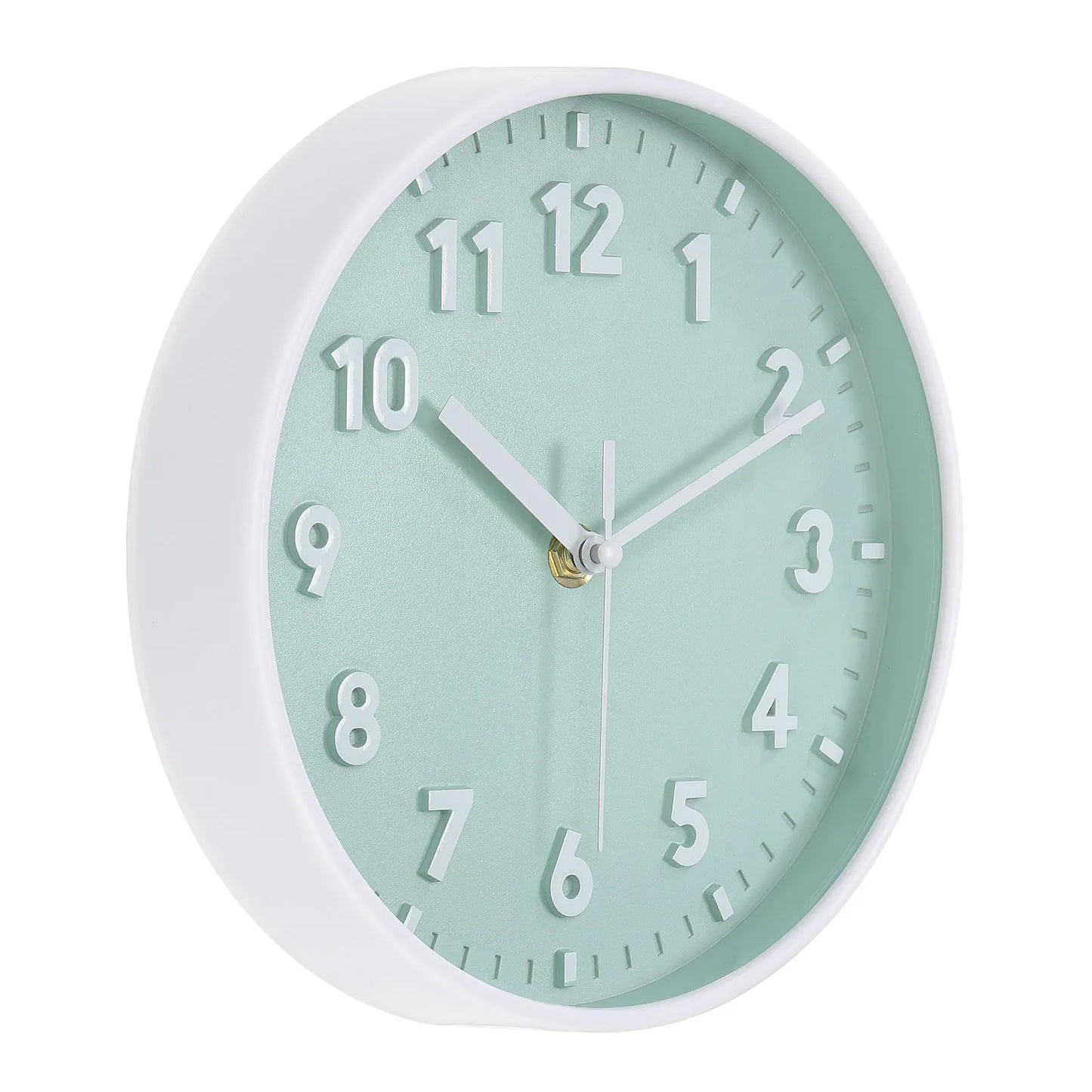 UXCELL Silent 3D Number Wall Clock Quartz Battery Operated