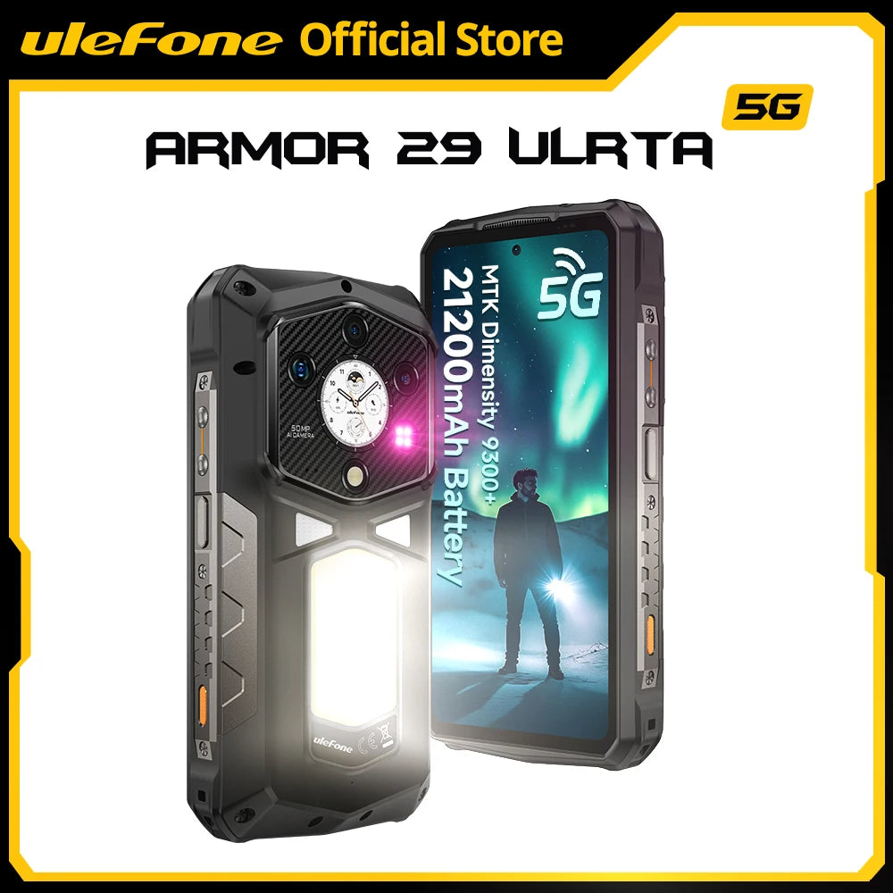 Ulefone Armor 29 Ultra Dual Screen Rugged 5G AI Phone