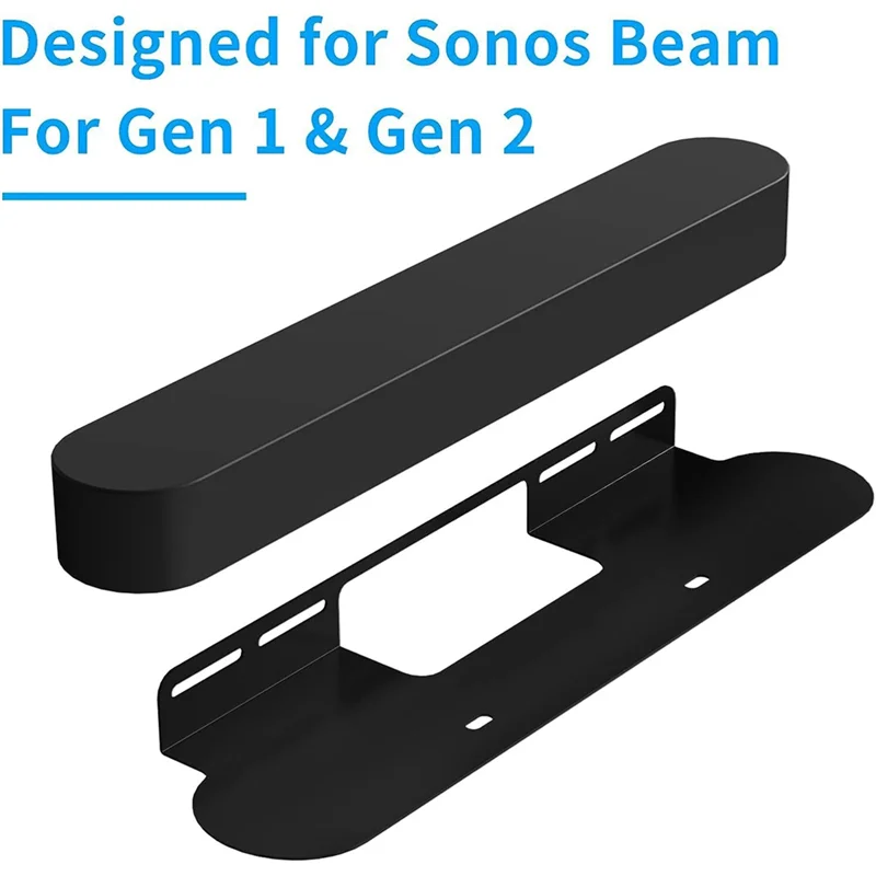 Y45A-Soundbar Wall Mount For Sonos  Wall Mount Bracket Compatible With For Sonos  Sound Bar Mounts Mounting Bracket Dura