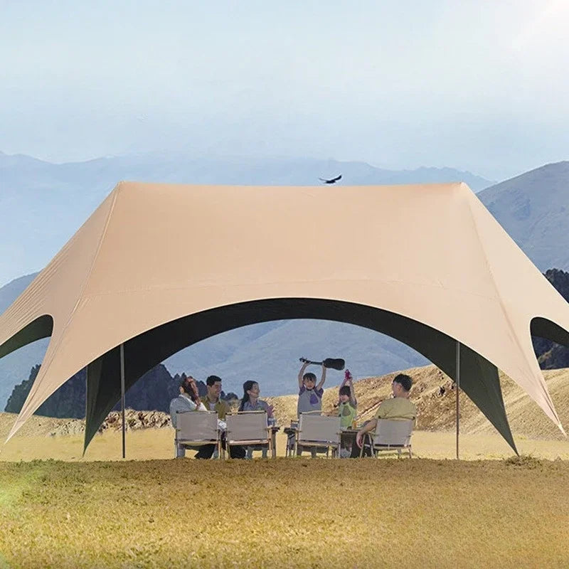 Multifunctional Outdoor Canopy for Camping New Integrated Sunshade Plastic Tents Creative Modern Convenient Gazebo for Courtyard