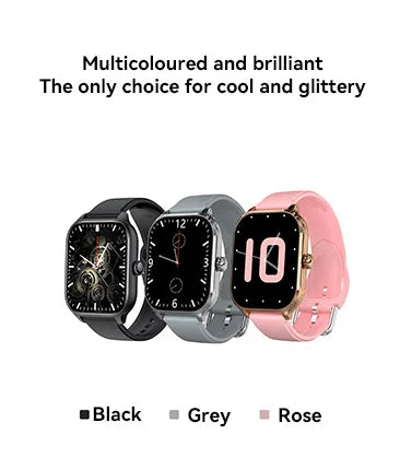 Bluetooth Call Smartwatch Android iOS Compatible Digital Fitness Tracker