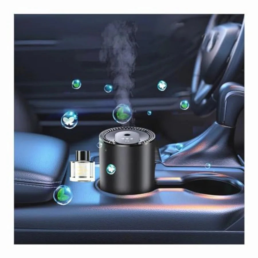 Car air freshener ultrasonic mist aromatherapy diffuser 50ML Fantasy Forest scent portable humidifier for car and home automati