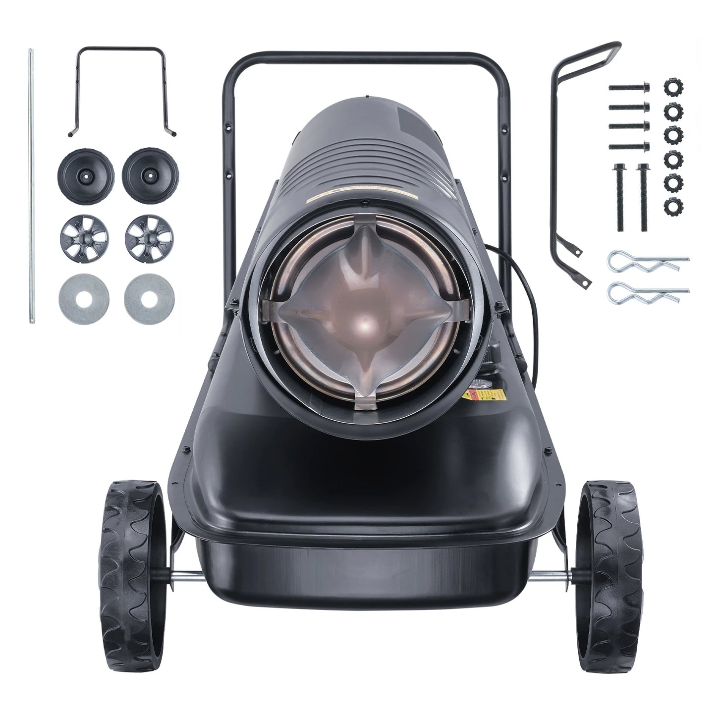 SucceBuy Kerosene Forced Air Heater Portable Torpedo Diesel Space Heater with Thermostat Tank Energy-Efficient heavy-duty Heater