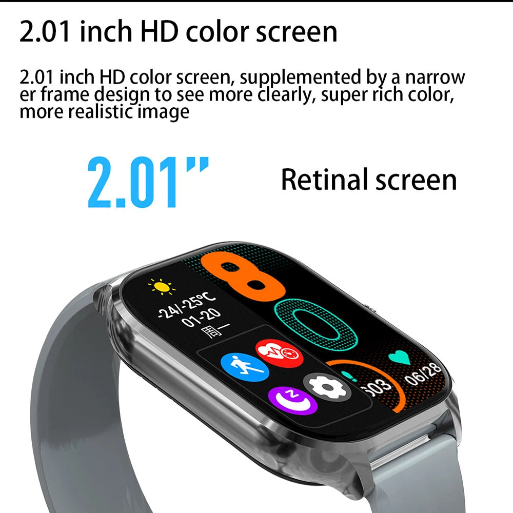 Bluetooth Call Smartwatch Android iOS Compatible Digital Fitness Tracker