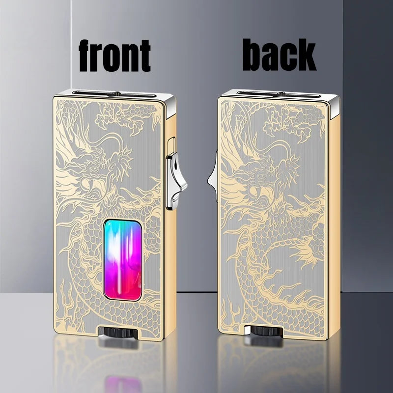 TopFlames Gravity Shake Ignite Metal Gas Cigar Lighter