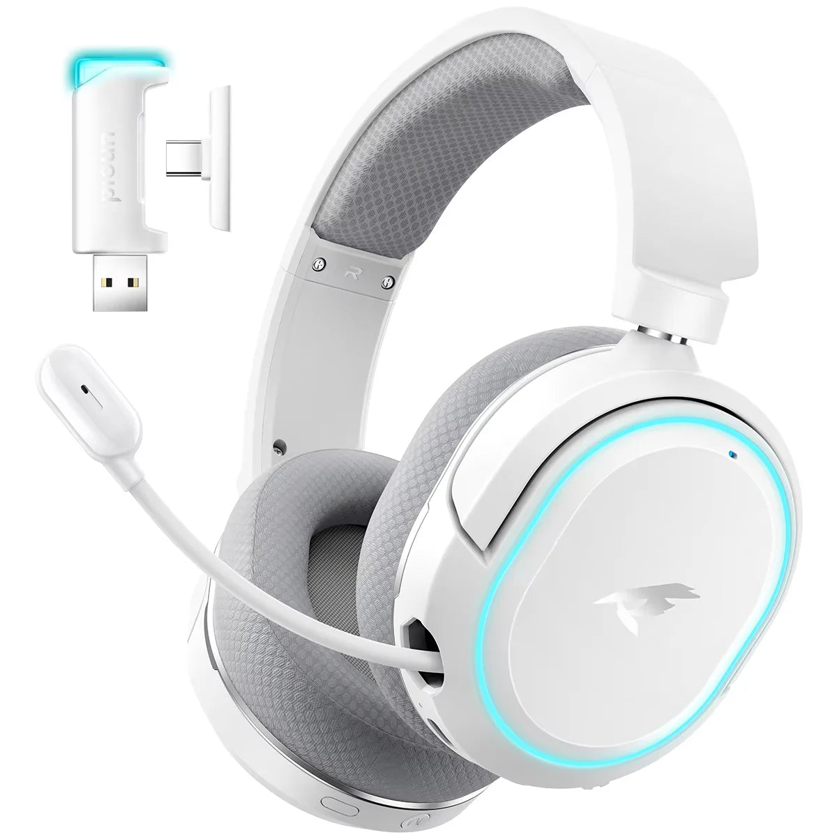 Picun Wireless Gaming Headset with Enc Microphone and Low Latency