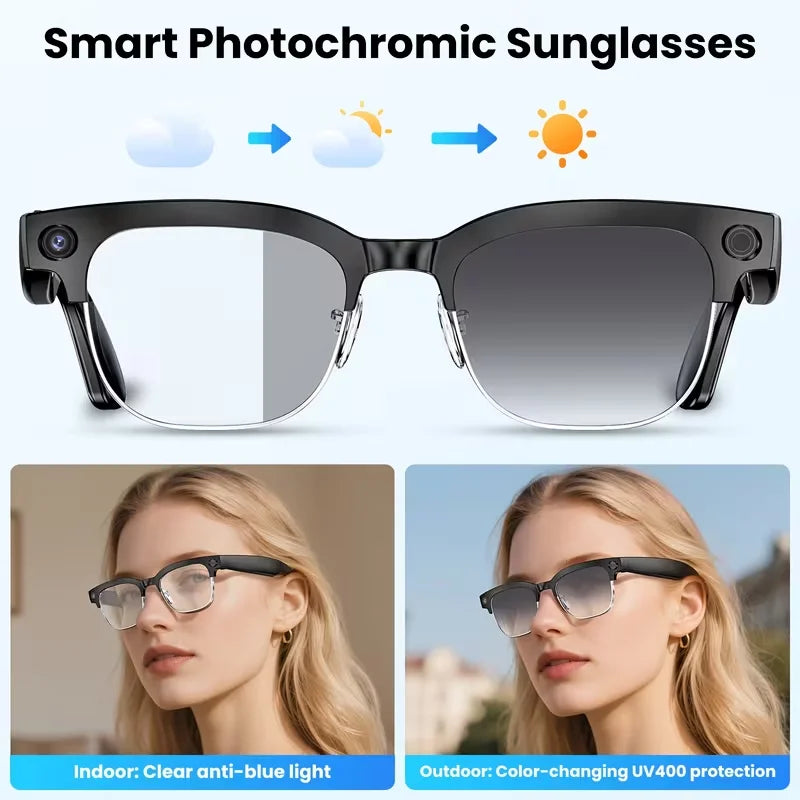 Giinova Smart Video Glasses With Camera 4K Recording